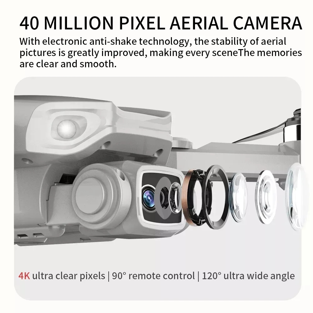 الطائرة بدون طيار L900 Pro 4K  - مراجعة Drone Gimbal Brushless وسعره